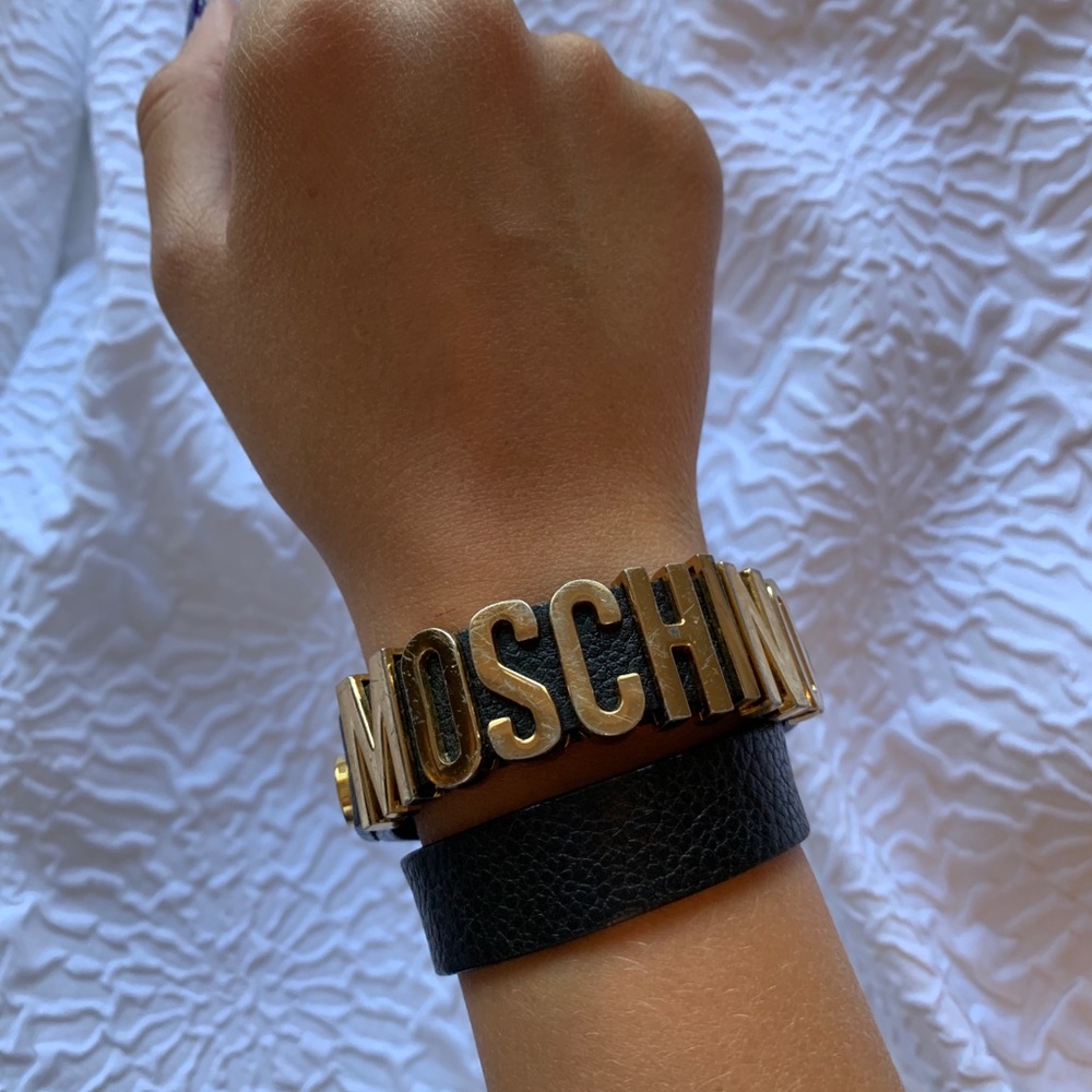 Moschino — Logo Double Wrap Bracelet